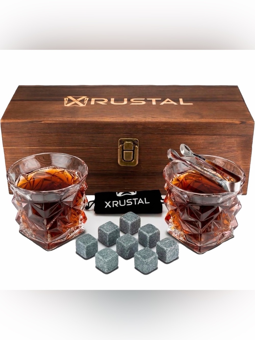 Whiskey Stones - Gray Granite Cube Chillers